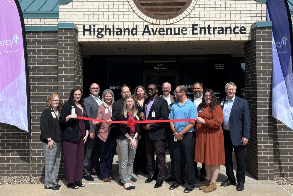 A ribbon-cutting ceremony was held on Wednesday at 721 E. Highland St.